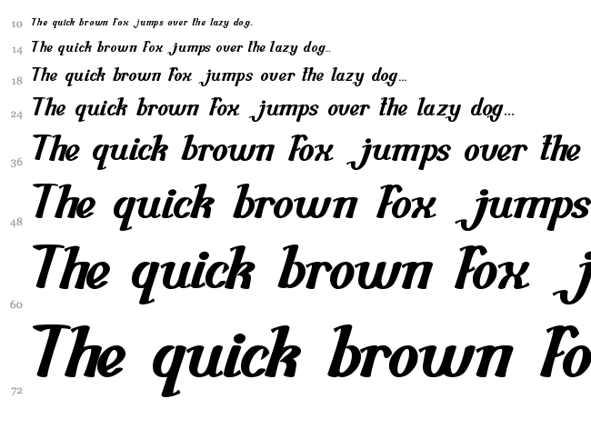 Guitar Rumble font waterfall